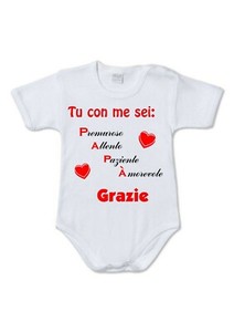 Body Bimbo Neonato Stampa Festa Del Papa 19 Marzo Auguri Regalo Nascita Cotone Ebay