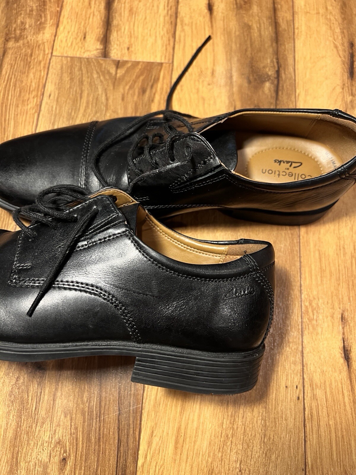 SAOLA Collection by Clarks Scarpa elegante Oxford nera punta a cappuccio comoda uomo 9