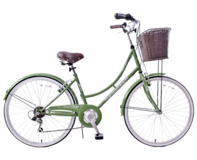 Heritage Classique 26'' Laufrad Damen 16'' Rahmen grün Hollandrad Trachtenrad