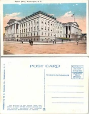 Washington DC Patent Office Postcard Unused (46290)