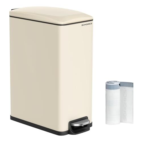 SONGMICS ごみ箱　LTB510E 48 48L 幅26cm Amazon.com: SONGMICS Slim Trash Can, 13-Gallon (50 L