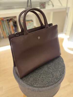 aigner tasche cybill Aubergine Handtasche Designer Luxus
