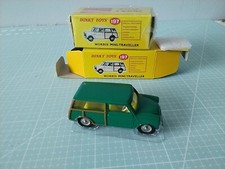 2 DINKY TOYS MORRIS MINI-TRAVELLER '197' NEW MINT 1 SEALED  1 OPEN FOR DISPLAY. 