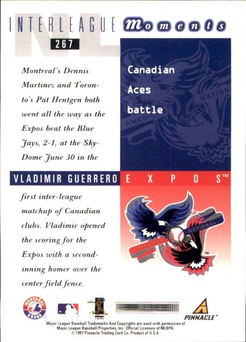 Vladimir Guerrero ⚾ Collection MLB AU CHOIX 1996 - 1999 EXPOSITIONS DE MONTRÉAL ⚾ SÉNATEUR - Photo 123 sur 203