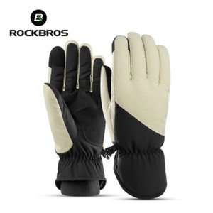 ROCKBROS Ski Gloves, Waterproof Snow Gloves for Cold Weather Plus Velvet Thick
