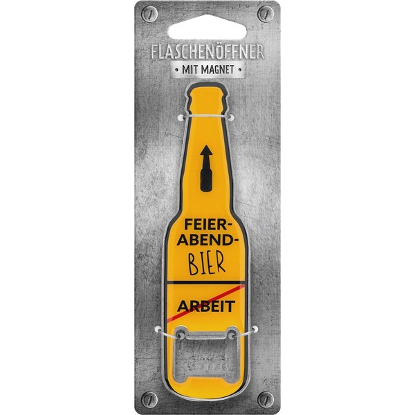 Lustiger FlaschenöFfner Magnetisch MäNner Geschenk Geburtstag Feierabend Bier-image
