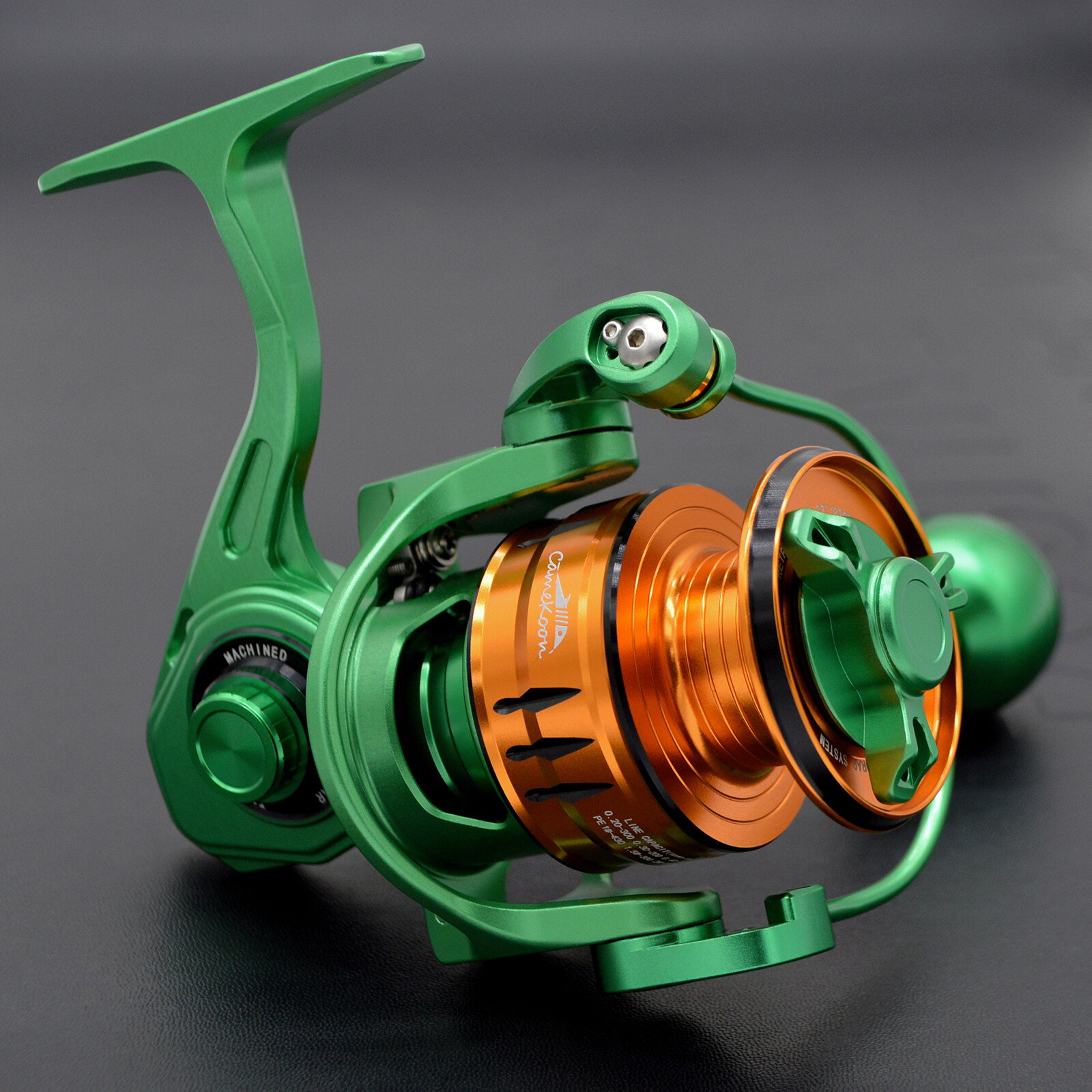 CAMEKOON Saltwater Shore Spinning Fishing Reel Aluminum Body and Rotor 33LB Drag