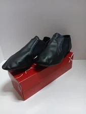 Capezio Dance Shoes 13 M Black EJ2A Jazz Slip On Leather Solid