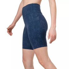 Size S Tuff Athletics Women's High Rise Bike Shorts Side Pockets 40