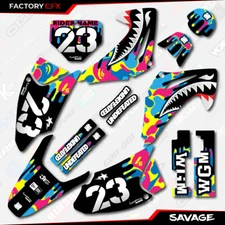 CMYK Camo Savage Racing Graphics Kit fits Honda CRF230 03-07 CRF 230 Decals