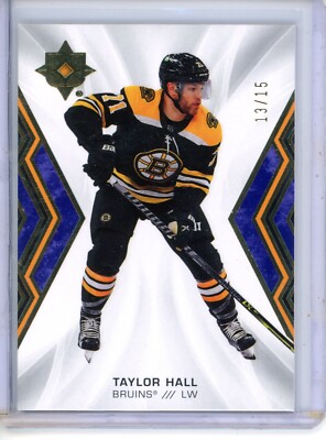 2021-22 UUltimate Collection Taylor Hall 14 Purple 13/15 Boston Bruins