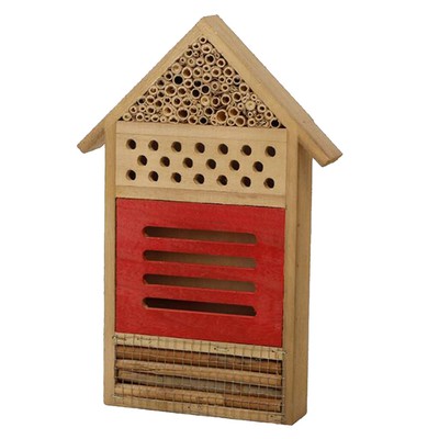 Holz Handwerk Insekten Haus Insekt Bug Hotel Garten Dekoration Nistkasten