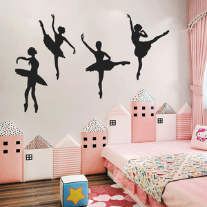Ballet Wall Sticker Life Is Better In A Tutu Dance Studio Girls Vinyl Wall Decal