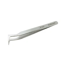 AmScope High Precision 4 3/4 in. Angled Fine Tip Tweezers - FREE Ship