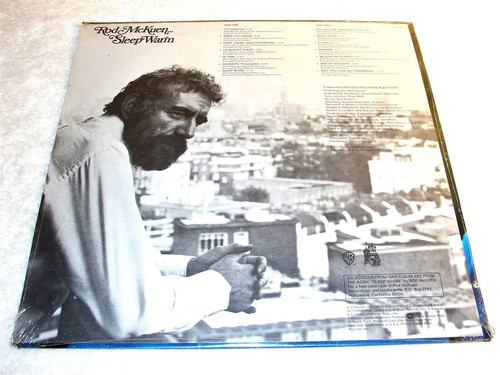 Rod McKuen "Sleep Warm" 1975 Folk/Pop LP, SEALED!, Original Press on Warner - Picture 2 of 2
