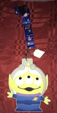 Disney Parks Toy Story Alien JUMBO ID Holder Lanyard NEW LITTLE GREEN MEN HTF