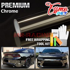 Essmo Pet Super Chrome Gray Stretch Car Vehicle Vinyl Wrap Decal Sticker Sheet Essmo Pet Super Chrome Gray Stretch Car Vehicle Vinyl Wrap Decal Sticker Sheet