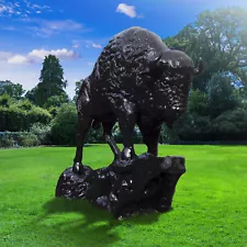 Life Size Great Plains American Buffalo Bison - Family or Separate