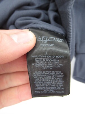 Yeezy Gap Hoodie Mens Size L Zip Unreleased Season Navy Blue Yeezy Gap Hoodie Mens Size L Zip Unreleased Season Navy Blue