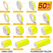BRIGHT YELLOW Roll Pin Stripe PinStriping Line Adhesive Tape Vinyl Car STICKER