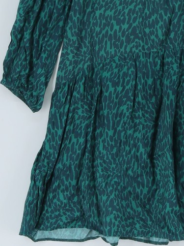 Oliver Bonas Damen Midikleid UK 10 Grün 100% Viskose A-Linie - Bild 4 von 5