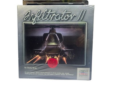 Commodore 64/128 Infiltrator II Vintage 1987 Game * Brand New & Factory Sealed