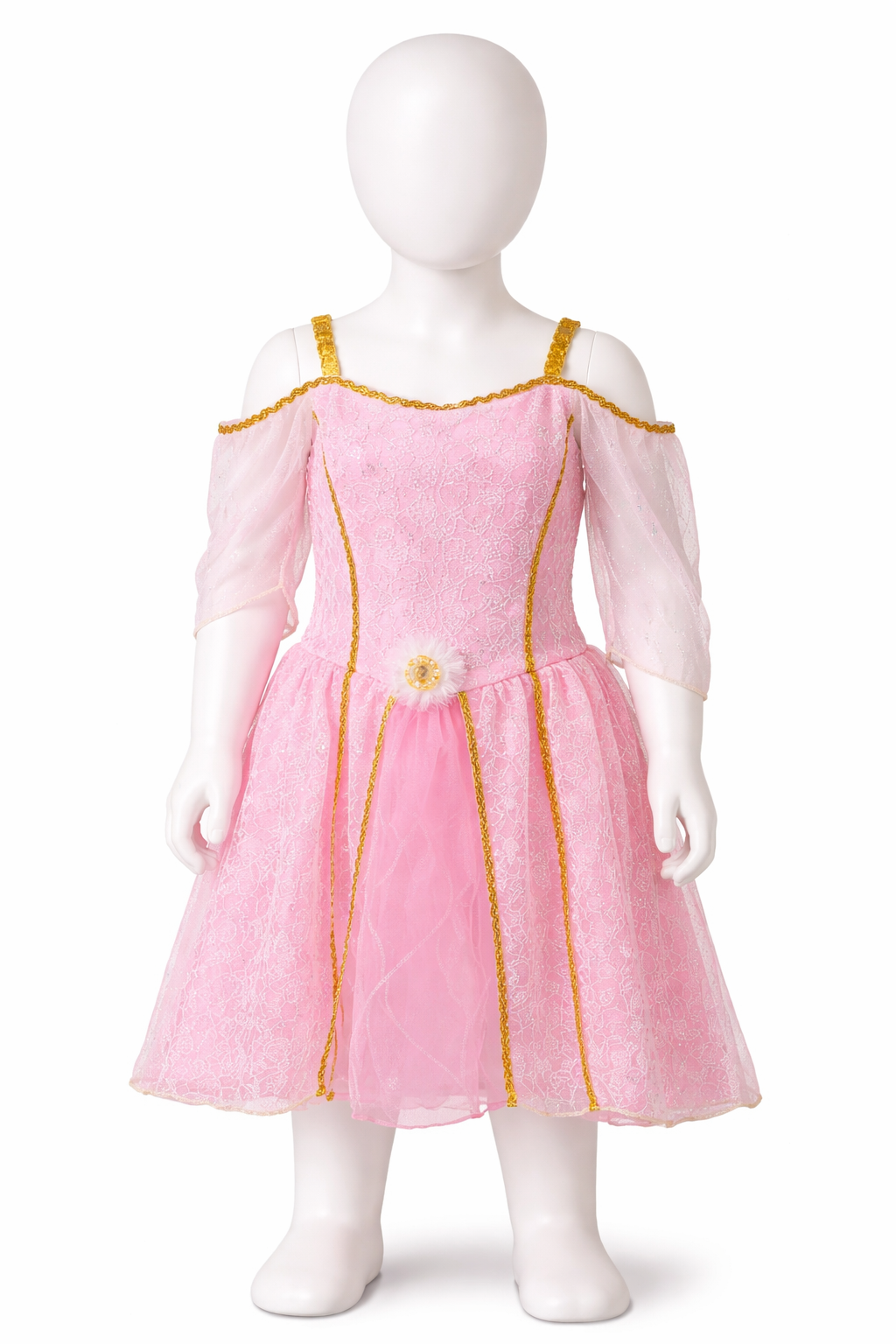 Girls Dizzy Sparkle Pink Princess Fancy Dress Costume Aged 3-4 Years
