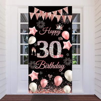 30. Geburtstag Banner, 30 Jahr Geburtstag Deko TüR Hintergrund FüR Frauen MäNner