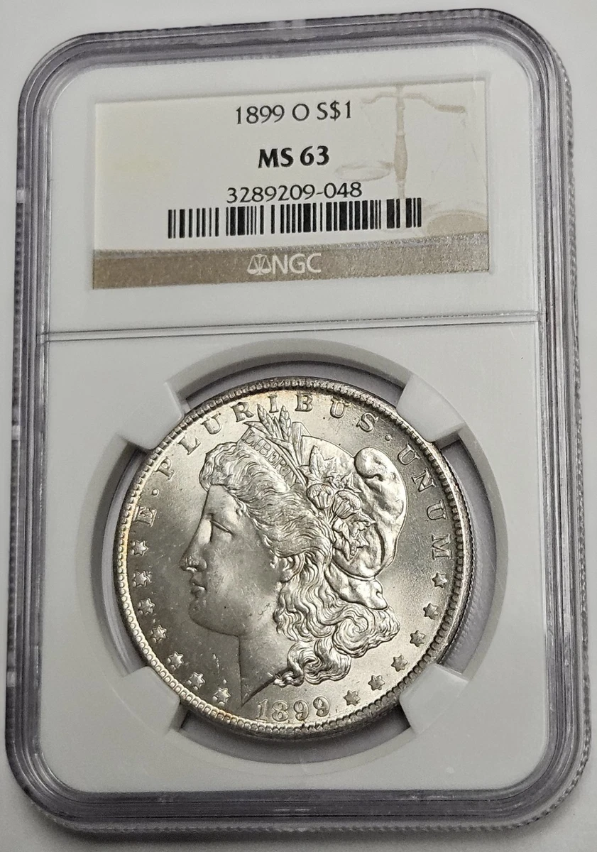 MS 63 Graded 1899 Year Morgan US Dollars (1878-1921) for sale | eBay