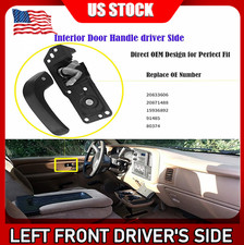 LH Driver Side Interior Door Handle Kit for 07-13 Chevy Silverado GMC Sierra US