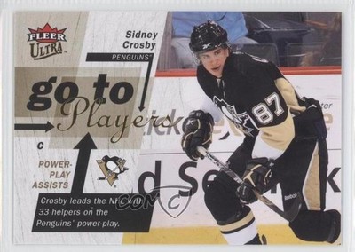 2009-10 Fleer Ultra Go To Players Sidney Crosby #GT4 2u3