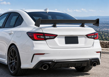 Vevor 43.3 Universal Gt Wing Car Spoiler Aluminum Single Deck Matte Black