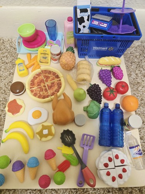 #ad #ad My Life As Doll Walmart Blue Shopping Basket Doll Food $13.00