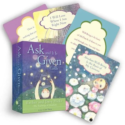 Ask and It Is Given Cards | A 60-Card Deck Plus Dear Friends Card | Englisch