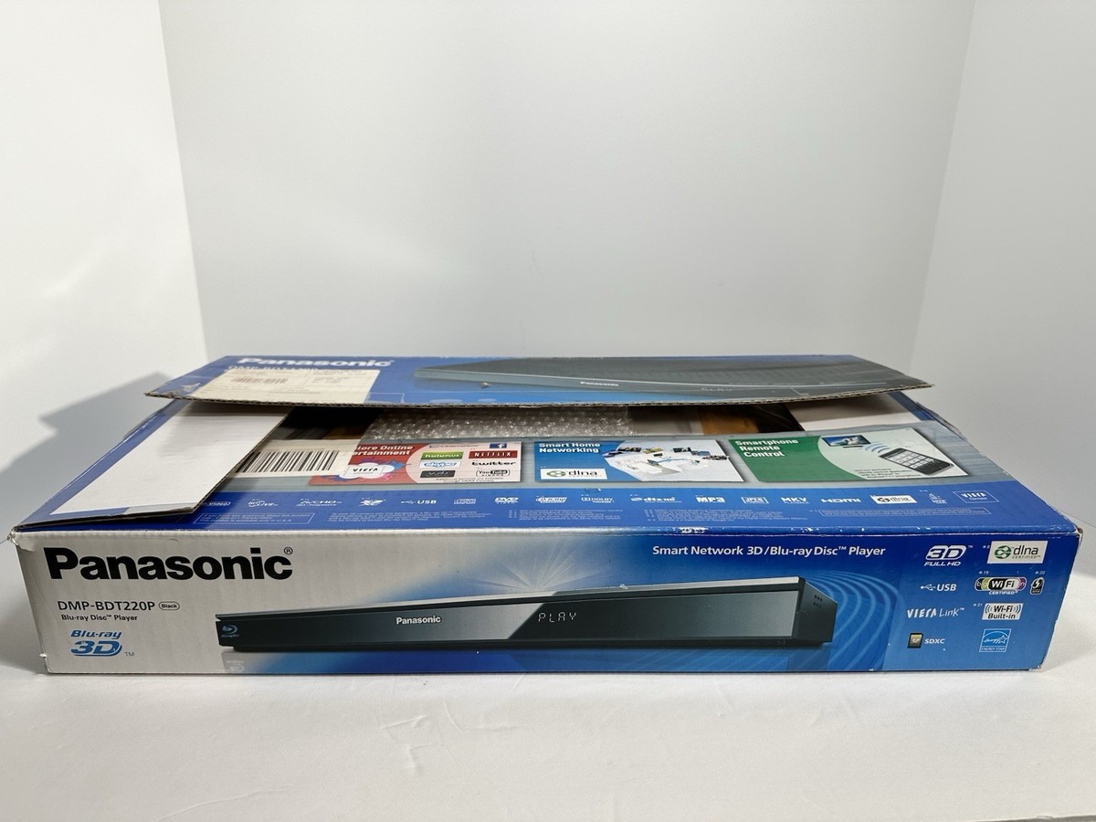 Panasonic DMP-BDT220 3D Blu-Ray Player for sale online | eBay