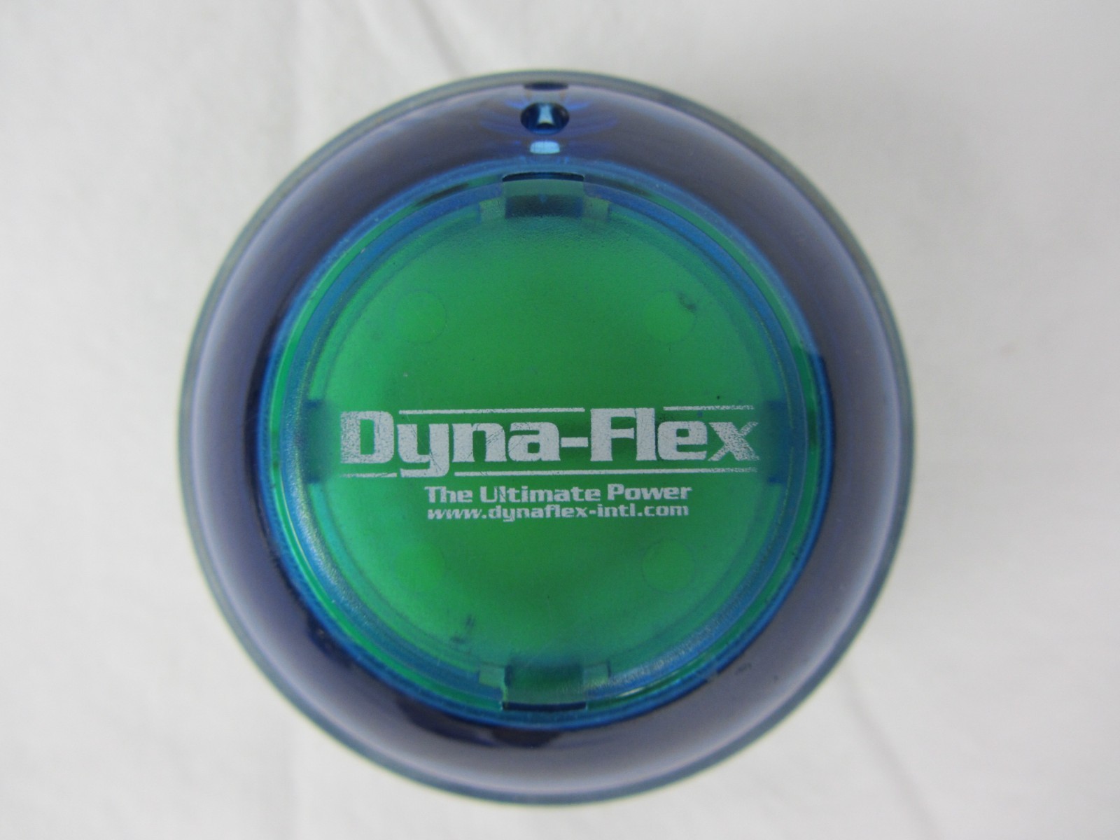 Dyna-Flex Powerball Blue Light Up Gyro Forearm Grip Trainer Tested Works