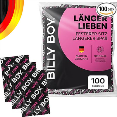 BILLY BOY Kondome Länger Lieben 100Er | 52 Mm | Kondome FüR Ein Längeres Und In