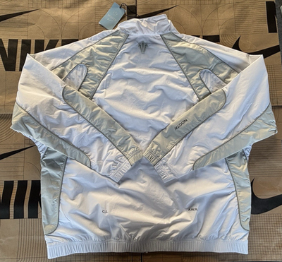 Nike NOCTA NRZ Full-Zip Track Jacket White Silver HV5312-100 Men's