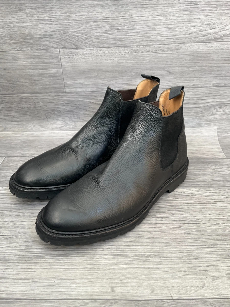 Black Leather Upper Crockett & Jones Boots for Men for Sale  display picture 3