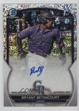 2023 Bowman Chrome Prospect Speckle Refractor /299 Bryant Betancourt Auto 03wr