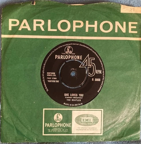 The Beatles - She Loves You / I'll Get You - Exc Condition 1963 UK 7" 1st press