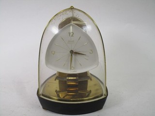 Alte Kundo Magnetpendeluhr Tischuhr mit Plexiglasdom ca. 23 5 cm H VV4549