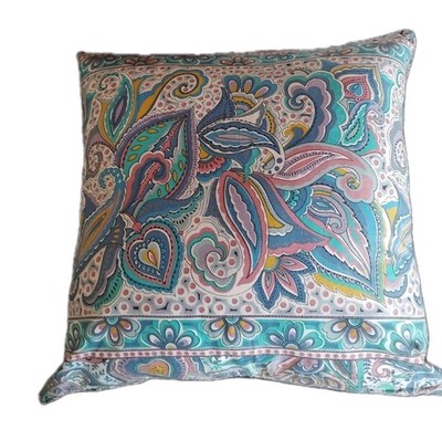 Dekokissen 40x40 - Ethno-Chic Paisley Motiv 