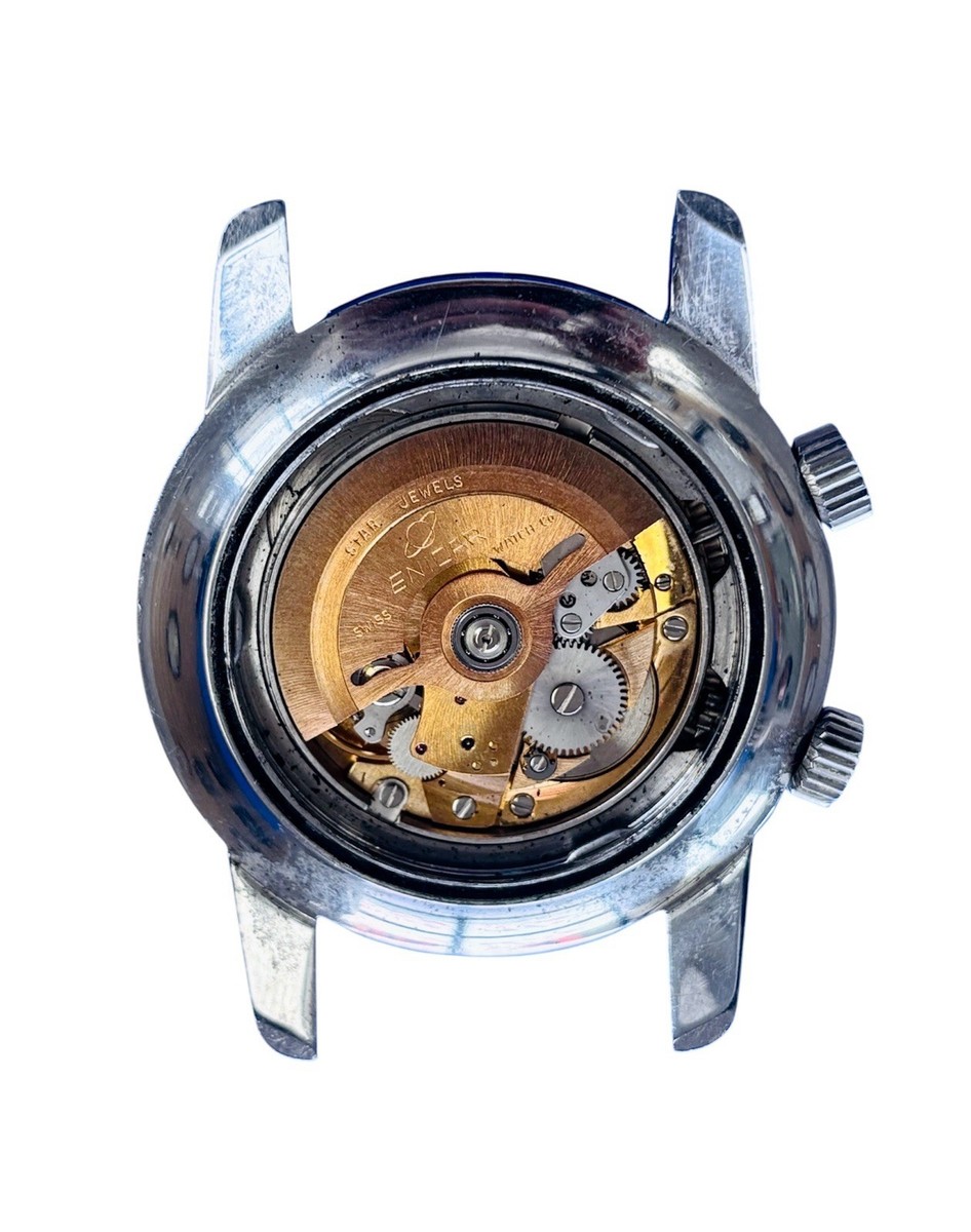 1960's ENICAR Sherpa Guide GMT 600 Mark II GMT World Super