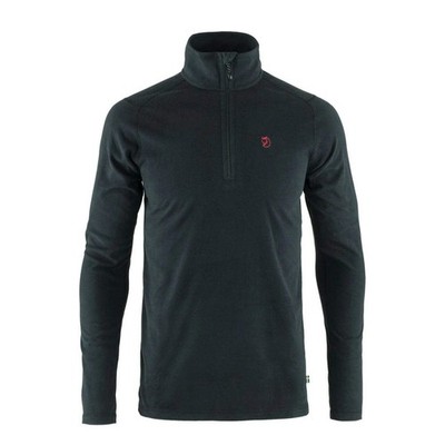 Fjallraven Pine Half Zip Microfleece Black