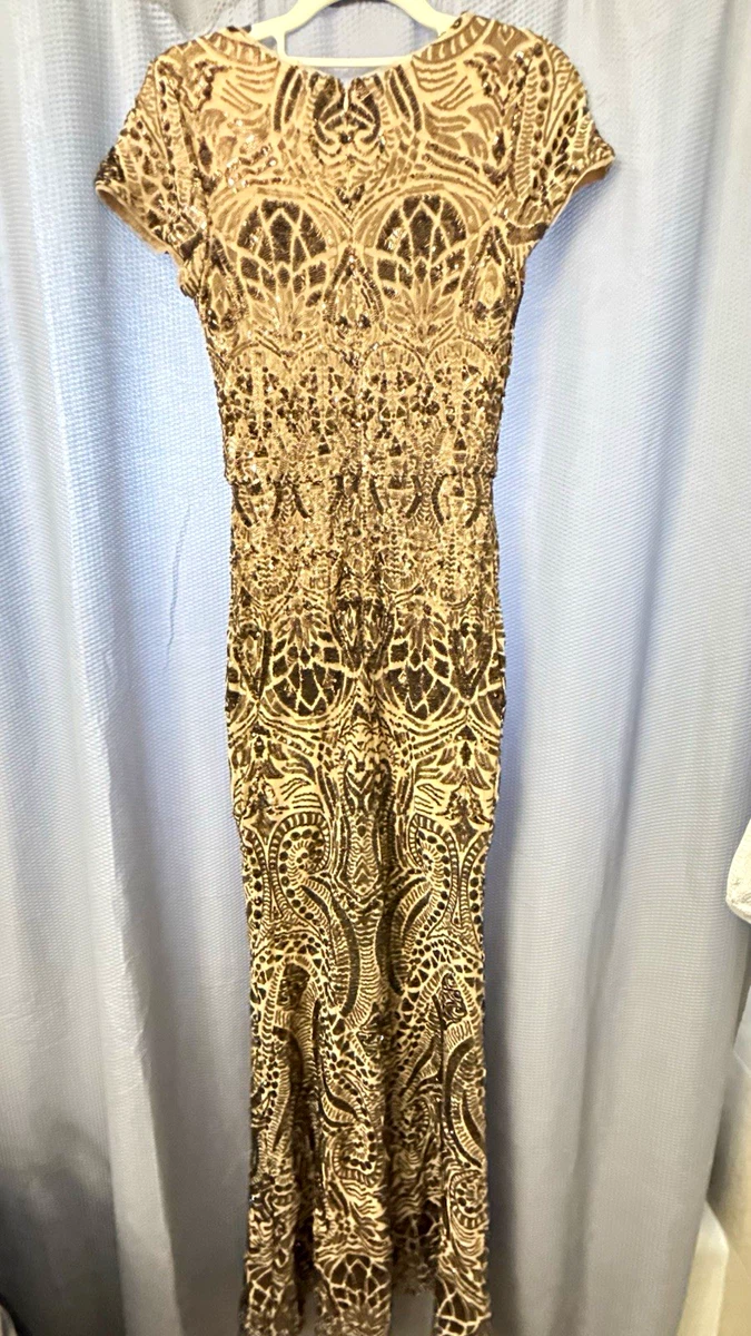 betsy and adam black and gold dress & Dresses for Women for sale FIRSTLOVE Size:36x34 Elegant one How to Style a