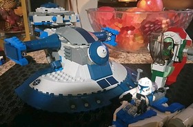 LEGO Star Wars: Armored Assault Tank (AAT)8018) ,Y WING AND  STAR FIGHTER MICROS