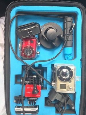 GoPro HERO4 Silver Camera with Waterproof Case Along with Accessories