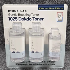 ROUND LAB 1025 Dokdo Toner Gentle Boosting 3 Pack