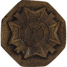 Vfw Veteran Foreign Wars Army Marines Navy Usaf Vtg Belt Buckle